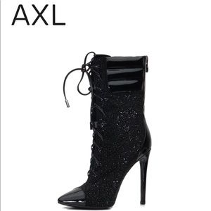 Sexy sparkly Booties (size runs small) fits 8